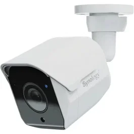 Synology BC500 Cámara de Vigilancia IP Exterior 5MP, 110° Campo de Visión, Visión Nocturna 30m, IA con Detección de Personas/Vehículos, Resistente IP66, Control por App